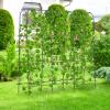 image71 x 71 Trellis for Climbing Plants Outdoor UShaped Metal Garden Arched Trellis with Netting SureClips ampamp Ground Stakes Cucumber Trellis for Vegetable Fruit Flower Vine