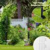 image72Ft86 Garden Arch Arbor Trellis Outdoor Metal Arch for Various Climbing Plant Flower EasytoAssemble Wedding Arch Backdrop Stand for Lawn Bridal Party Ceremony Wide Arbor Black