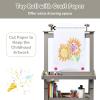 imageArt Easel for Kids Wooden Standing Painting Easel wWhite Board ampamp Chalkboard Paper Roll Magnetic Beads Pigment Cups 2Tier Rack with 2 Storage Bins DoubleSided Toddler Easel WhiteGrey