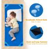 imageDaycare Cots 6Pack Stackable Nap Bed Cot with Easy Lift Corners Portable Children Sleeping Cots for Preschool Classroom Nursery ReadytoAssemble SandBlue