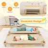 imageDaycare Cots 6Pack Stackable Nap Bed Cot with Easy Lift Corners Portable Children Sleeping Cots for Preschool Classroom Nursery ReadytoAssemble SandSand