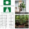 imageGRAFFY Pack of 4 Plant Cage Support Folding Tomato Cage Standing Metal Shelf for Climbing Plants 4 Pack of Tomato Trellis Plant Bed for Flower Vegetable ampamp Fruit Suitable for Garden ampamp Patio Lawn