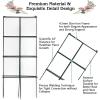 imageGRAFFY Pack of 4 Plant Cage Support Folding Tomato Cage Standing Metal Shelf for Climbing Plants 4 Pack of Tomato Trellis Plant Bed for Flower Vegetable ampamp Fruit Suitable for Garden ampamp Patio Lawn