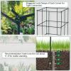 imageGRAFFY Pack of 4 Plant Cage Support Folding Tomato Cage Standing Metal Shelf for Climbing Plants 4 Pack of Tomato Trellis Plant Bed for Flower Vegetable ampamp Fruit Suitable for Garden ampamp Patio Lawn