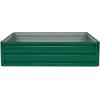 imageGRAFFY Steel Raised Garden Bed Reinforced Plant Growing Container for Vegetable Flower Herb Plants Outdoor Grass Patio Lawn Garden Beds Box 47quot L x 355quot W x 120quot H47L x 355W x 120H