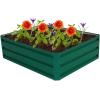 imageGRAFFY Steel Raised Garden Bed Reinforced Plant Growing Container for Vegetable Flower Herb Plants Outdoor Grass Patio Lawn Garden Beds Box 47quot L x 355quot W x 120quot H40L x 32W x 120H