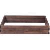 imageGRAFFY Wood Raised Garden Bed Elevated Planter Box with Open Bottom Design Outdoor Planting Bed for Vegetable Flower Rectangular Planter for Grass Lawn Patio Backyard 47Lx24Wx9H