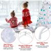 image6 FT White Christmas Tree Xmas Pine Tree Artificial Christmas Tree with Solid Sturdy Metal Stand Legs for Home Office Party Festival Holiday Decorations with 650 Tips Easy Assembly7ft