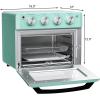 image8 in 1 Air Fryer Toaster 19QT18L 360Convection Cooking Combo w 160 Min Timer Countertop Oven w 250475F Temp Control BakeBroilToastDehydrateReheat Green