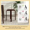 imageBentwood Stackable Stools Set of 4 18quot Stacking Stools wAntiSlip Pads Portable ampamp Flexible Wooden Stools Stackable Stools for Classroom Kitchen Classroom Stools for Students CoffeeDark Coffee
