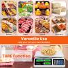 imageCommercial Digital Kitchen Scale 66 LBS30 KG Food Meat Fruit Weighing Scale wDual LCD Stainless Steel Platform in lb ampamp kg Food Scale for Farmers Market Retail Outlets Meat Shop