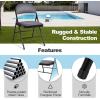 imageDinging Chairs 4 Pack Stackable Event Seats wCushion Portable Waiting Room Chairs Indoor Outdoor Folding Chairs wStudy Metal Frame for Party Events Bulk Picnic Kitchen Dining Gray4