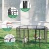 imageDog Playpen Indoor Outdoor 8 Panels 48quot Height Metal Dog Fence with Door for Large Medium Small Dogs Cats Pets Foldable Puppy Playpen for RV Camping Garden Yard8 Panels