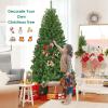 imageDual Color Change 5 FT PreLit Artificial Christmas Tree 150 LED Lights 600 PVC Branch Tips Metal Stand 11 Color Modes FireResistant Hinged Xmas Tree for Home Holiday Party9ft