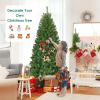 imageDual Color Change 5 FT PreLit Artificial Christmas Tree 150 LED Lights 600 PVC Branch Tips Metal Stand 11 Color Modes FireResistant Hinged Xmas Tree for Home Holiday Party8ft