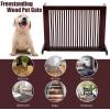 imageFree Standing Dog Gate 2880 Expandable Indoor Dog Fence Stand Alone Safety Pet Gate for Small to Medium Sized Dogs Extra Wide Pet Barrier Step Over Dog Gate for Stairs Entrance Doorways