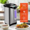 imageHot Water Dispenser 5LElectric Hot Water Pot Stainless Steel Liner Bottle with 5 Stage Temperature Settings ampamp Timer Water Boiler and Warmer for Tea Coffee Heated