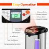 imageHot Water Dispenser 5LElectric Hot Water Pot Stainless Steel Liner Bottle with 5 Stage Temperature Settings ampamp Timer Water Boiler and Warmer for Tea Coffee Heated