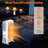 imageOil Filled Radiator Heater 1500W Electric Space Heater with Adjustable Thermostat 3 Heat Settings 7 Fins Overheat ampamp TipOver Protection Portable Room Heater Oil Heaters for Indoor Use