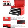 imageTool Chest 5Drawer Rolling Tool Storage Cabinet wAuto Locking System ampamp Lockable Wheels Detachable Top Tool Box Metal Tool Cart for Warehouse Garage Workshop Barbershop Repair Shop RedRedblack
