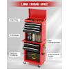 imageTool Chest 5Drawer Rolling Tool Storage Cabinet wAuto Locking System ampamp Lockable Wheels Detachable Top Tool Box Metal Tool Cart for Warehouse Garage Workshop Barbershop Repair Shop RedRedblack