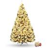 image9 FT PreLit Christmas Tree Easy to Assemble Snow Flocked Hinged Pine Tree Full Appearance Snowy Artificial Tree wLED Lights PVC Needles Prelighted Xmas Tree wSturdy Stand 9 FT9ft