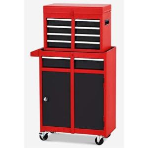 imageGRAFFY Rolling Tool Box w 5 Drawer Tool Chest wRemovable Storage Cabinet Tool Box Organizer w 4 Wheels ampamp Lock Bar Tool Cart for Warehouse Tool Room Mechanics Garage