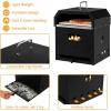 image4 in 1 Pizza Oven Outdoor 2Layer Detachable Pizza Oven wShovel Pizza Stone Cooking Grill Protective Cover ampamp Convenient Handle Charcoal Grill Oven ampamp Fire Pit for Party Camping BBQ