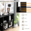 image6 Cube Bookcase 3Tier Wood Freestanding Organizer with 5 Elevated Metal Legs ampamp Adjustable Shelf Storage Open Book Shelf for Home OfficeLiving Room WhiteBlack