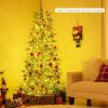 image65FT Artificial Cypress Christmas Tree Prelit Xmas Tree w 430 Warm White LED Lights ampamp 470 PE Branch Tips Holiday Decoration wAuto Timer ampamp Foldable Metal Stand for Home Office 65FT6ft 5in
