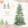 image65FT Artificial Cypress Christmas Tree Prelit Xmas Tree w 430 Warm White LED Lights ampamp 470 PE Branch Tips Holiday Decoration wAuto Timer ampamp Foldable Metal Stand for Home Office 65FT6ft 5in
