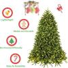 image6FT PreLit Artificial Christmas Tree Premium Spruce Tree with 650 LED Lights ampamp 8 Lighting Modes Hinged Branches ampamp Foldable Metal Stand Ideal for Home Office Party 6ft5ft