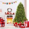 image6FT PreLit Artificial Christmas Tree Premium Spruce Tree with 650 LED Lights ampamp 8 Lighting Modes Hinged Branches ampamp Foldable Metal Stand Ideal for Home Office Party 6ft7ft 6in