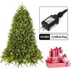 image6FT PreLit Artificial Christmas Tree Premium Spruce Tree with 650 LED Lights ampamp 8 Lighting Modes Hinged Branches ampamp Foldable Metal Stand Ideal for Home Office Party 6ft6ft