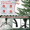 image6FT PreLit Christmas Tree Artificial Christmas Tree with 280 Warm White LED Lights 8 Lighting Modes Foldable Xmas Tree for Home Living Room Holiday Decoration ampamp Family Gatherings 6ft7ft