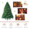 image75ft Unlit Artificial Spruce Christmas Tree Premium Hinged Xmas Tree with Sturdy Metal Stand ampamp Realistic PVC Needles Hinged Design for Indoor Outdoor Home Office Party 75FT5ft