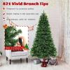 image8ft PreLit Christmas Tree Artificial Hinged Xmas Tree with 880 LED Lights Foldable Metal Stand ampamp 2 Pairs of Gloves Festival Decoration Tree for Home Living Room Office 8ft6ft