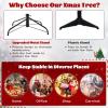 image8ft PreLit Christmas Tree Artificial Hinged Xmas Tree with 880 LED Lights Foldable Metal Stand ampamp 2 Pairs of Gloves Festival Decoration Tree for Home Living Room Office 8ft7ft 11in