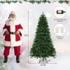 image8ft PreLit Christmas Tree Artificial Hinged Xmas Tree with 880 LED Lights Foldable Metal Stand ampamp 2 Pairs of Gloves Festival Decoration Tree for Home Living Room Office 8ft6ft