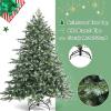 imageArtificial Snow Flocked Christmas Tree PVC ampamp PE Snow Covered Christmas Tree with Foldable Metal Stand Branch Tips Snowy Slim Xmas Pine Tree for Festive Holiday Decor