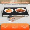 imageElectric Warming Tray 21 x 16 Food Warmer with Adjustable Temperature Control Overheat Protection Full Surface Heating Tempered Glass Food Warming Mat for Parties Buffet 1 21quot x 16quot21 x 16