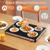 imageElectric Warming Tray 21 x 16 Food Warmer with Adjustable Temperature Control Overheat Protection Full Surface Heating Tempered Glass Food Warming Mat for Parties Buffet 1 21quot x 16quot21 x 16