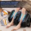 imageFoot Massager with Heat Shiatsu Foot Massager w 3 Modes ampamp Speed Washable Cover Timer 360 Adjustable Stand Wireless Control Heated Foot Massager Christmas Gifts for Women Men BlackBlack