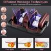 imageFoot Massager with Heat Shiatsu Foot Massager w 3 Modes ampamp Speed Washable Cover Timer 360 Adjustable Stand Wireless Control Heated Foot Massager Christmas Gifts for Women Men BlackRed