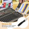 imageHibachi Grill Portable Cast Iron Charcoal Grill with Air Regulating Door ampamp Fire Gate Grate Lifter Small Tabletop Japanese Yakitori Grill for Outdoor Camping Picnic Party RectangleRectangle