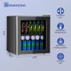 imageMini Fridge 60 Can Freestanding Drink Cooler with Glass door Removable Shelves for Soda Beer Wine Compact Small Refrigerator for Bedroom Office Dorm 16 CuFt 16 Cu Ft16 Cu Ft