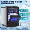 imageNugget Ice Maker Chewable Ice Maker with PullOut Water Tank ampamp Touch Control Panel Ice Machine Countertop for Office Home 44 lbs24H