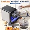 imageNugget Ice Maker Chewable Ice Maker with PullOut Water Tank ampamp Touch Control Panel Ice Machine Countertop for Office Home 44 lbs24H
