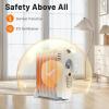 imagePortable Oil Filled Radiator Heater 700W Radiant Heater with Adjustable Thermostat Overheat ampamp Tipover Protection Small Oil Heaters for Indoor Use Home Bedroom Living Room Office