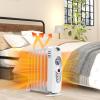 imagePortable Oil Filled Radiator Heater 700W Radiant Heater with Adjustable Thermostat Overheat ampamp Tipover Protection Small Oil Heaters for Indoor Use Home Bedroom Living Room Office